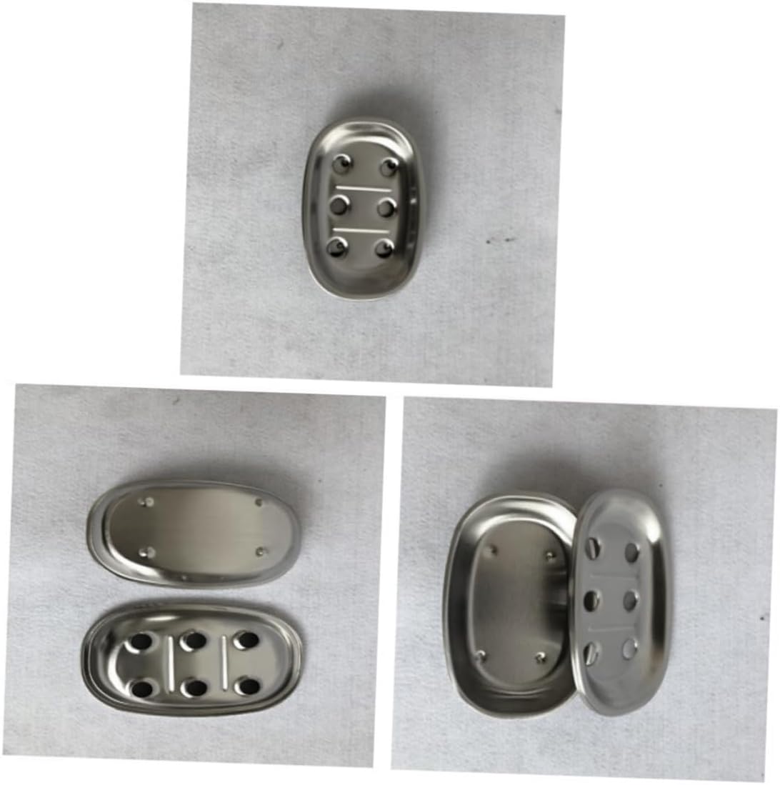 Anneome Stainless Steel Double Layer Soap Dish Holder Drainer