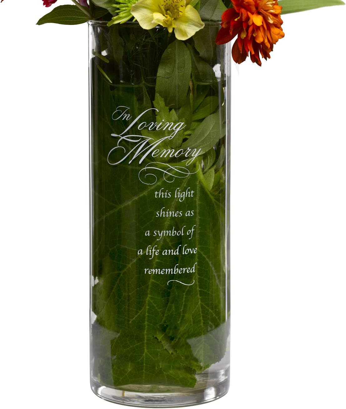 In Loving Memory Candlestick Holder 9x3 Inches