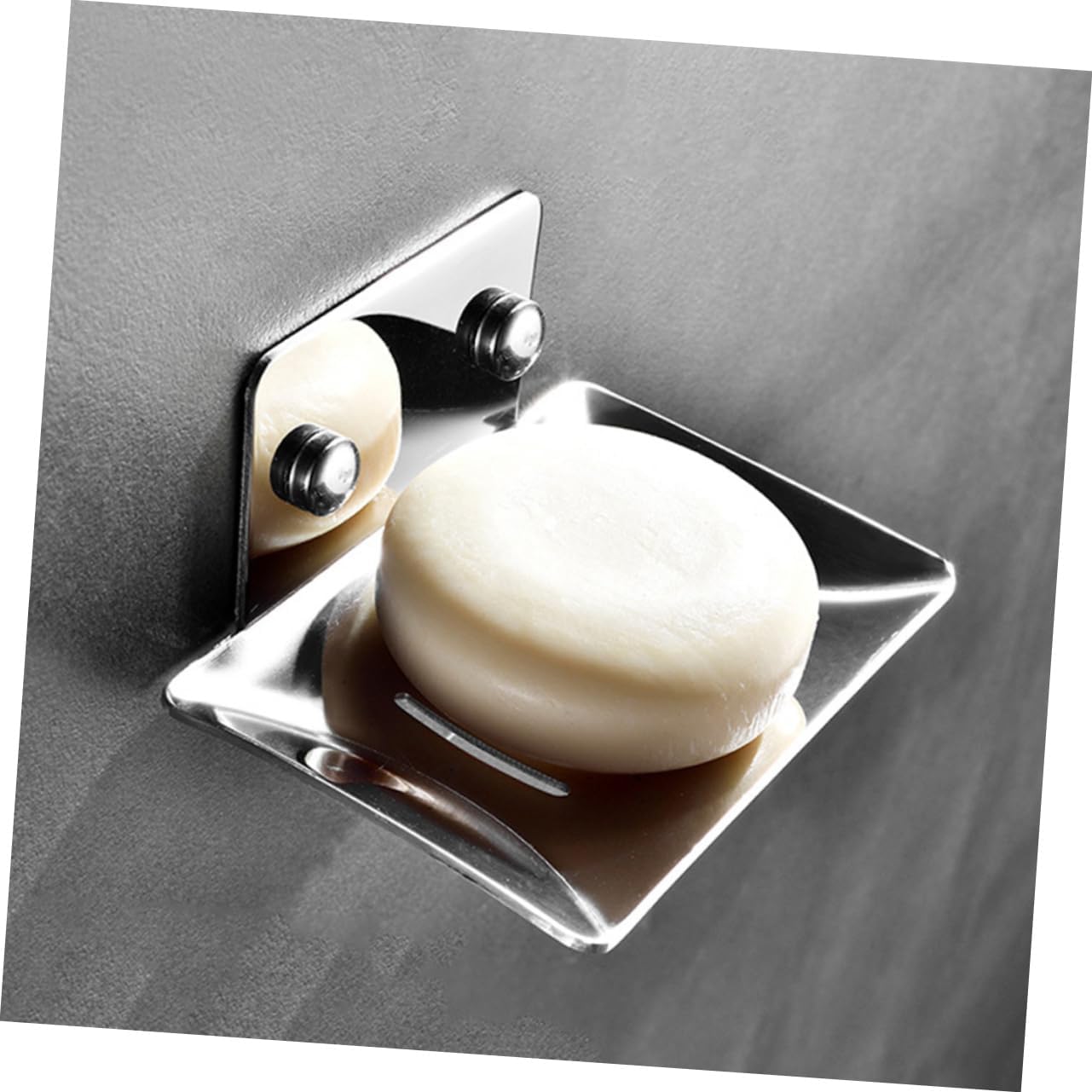 Amosfun Stainless Steel Soap Holder