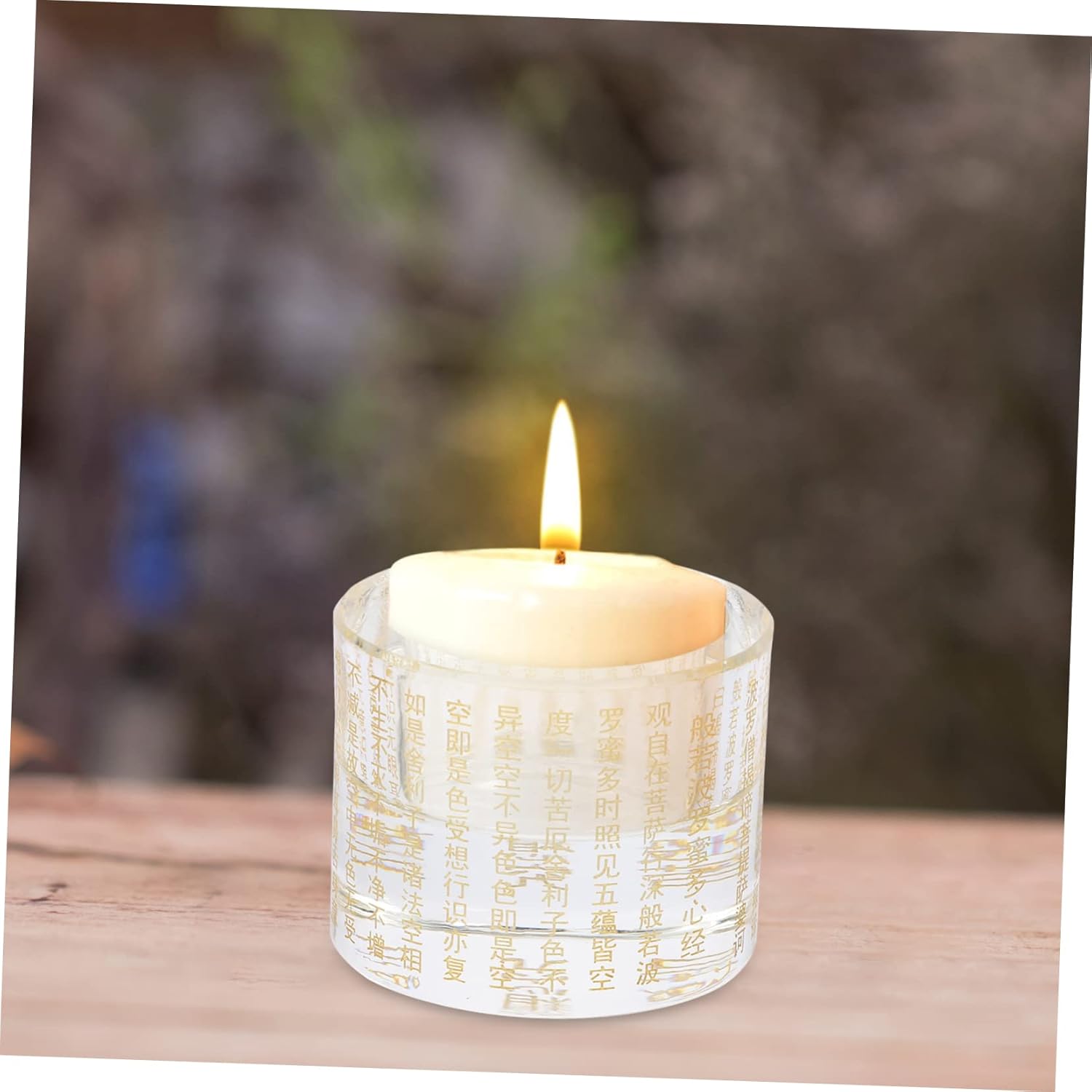 ERINGOGO Buddha Butter Lamp Stand for Home and Meditation