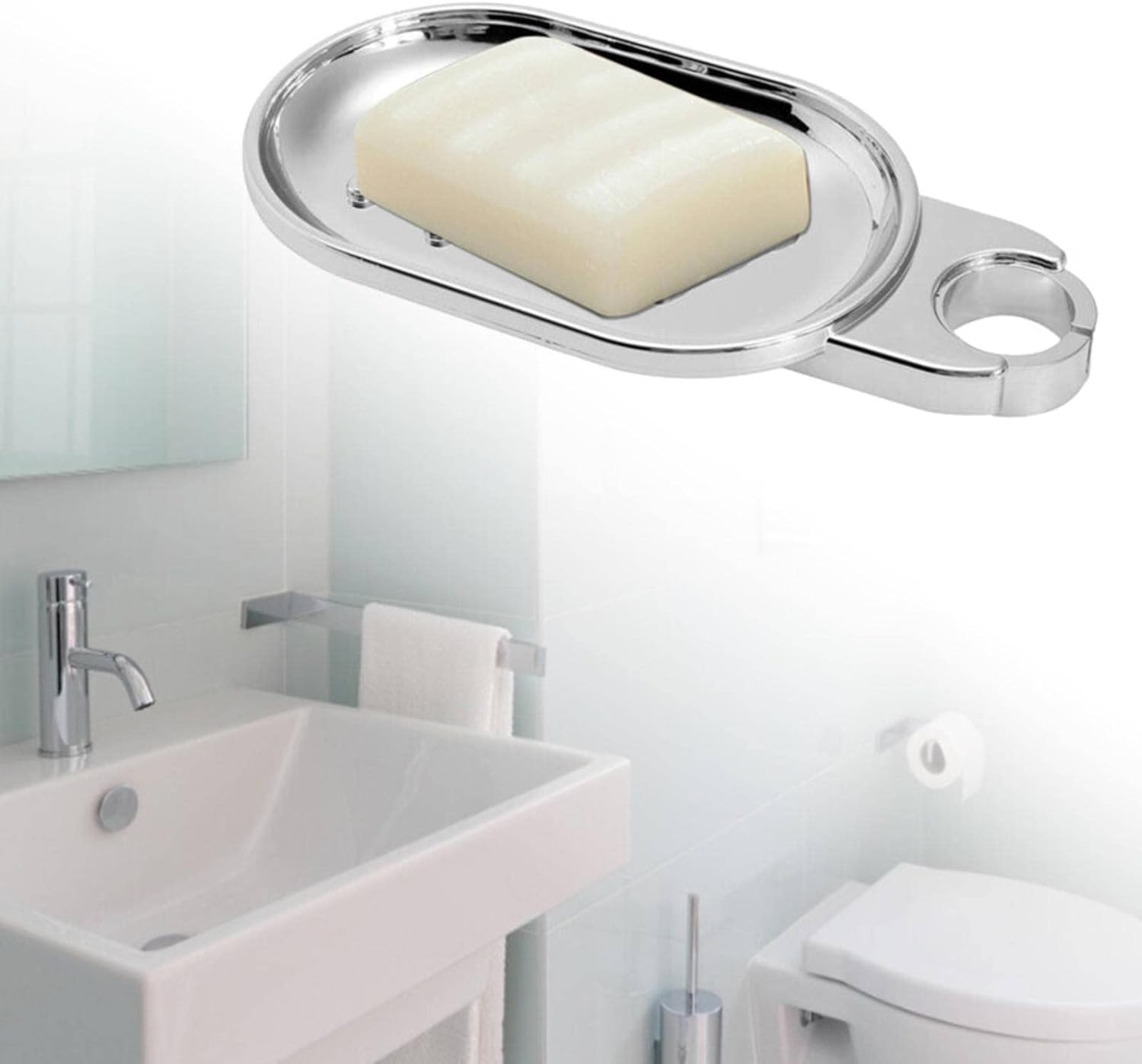 VeXNEOERz Adjustable Shower Soap Holder