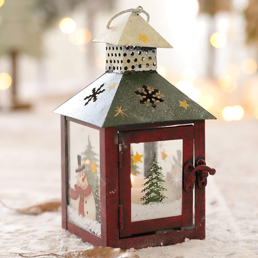 DOWNER Decorative Candle Lantern with Hanging Hook