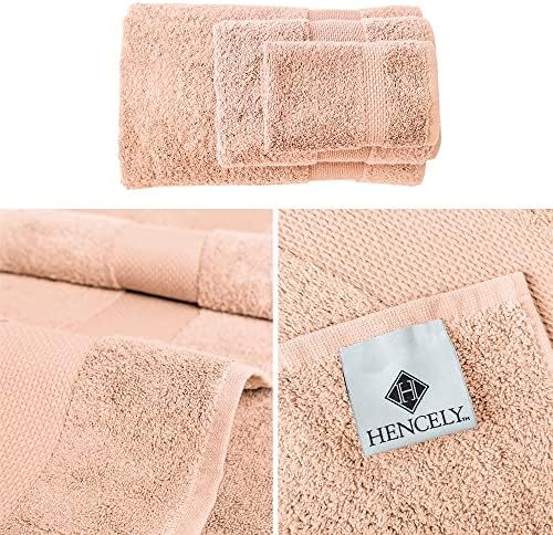 Hencely 6-Piece Bath Towel Set - Soft Turkish Cotton 1