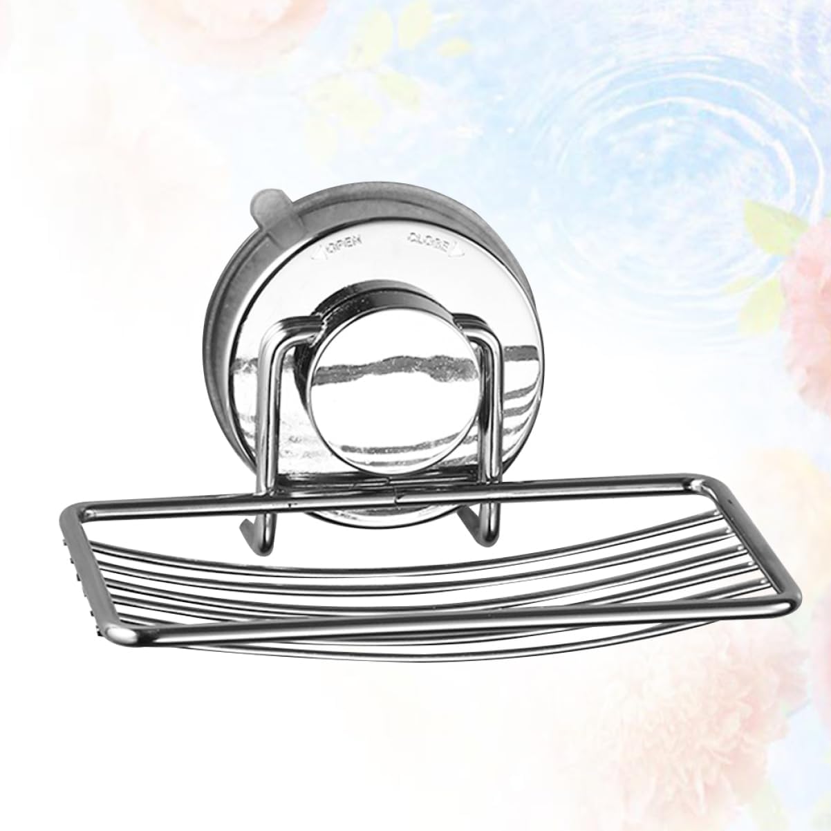 Ciieeo Punch-Free Soap Dish Holder with Suction Cup