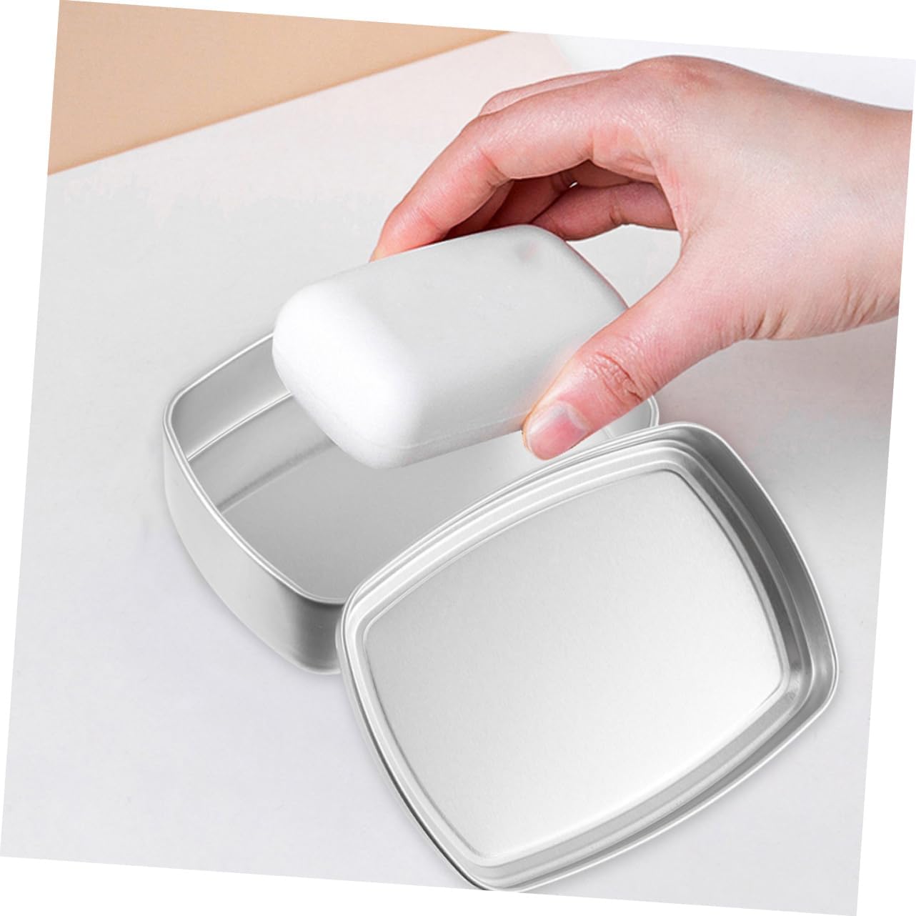 STOBAZA 2Pcs Leak-Proof Soap Holders with Lid