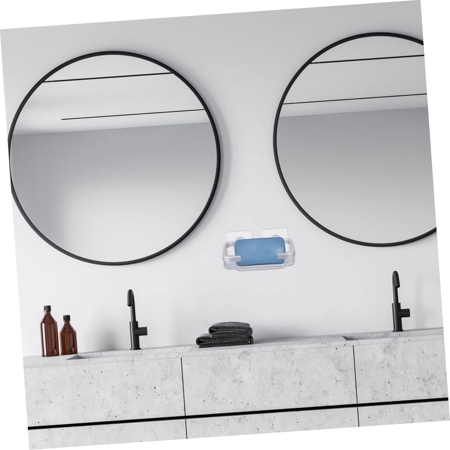 Wakauto Self-Draining Soap Dish Holder for Bathroom