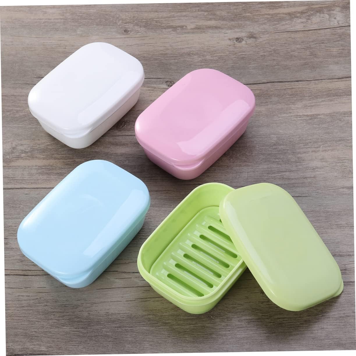 FONDOTIN Portable Soap Dish with Anti-Slip Design