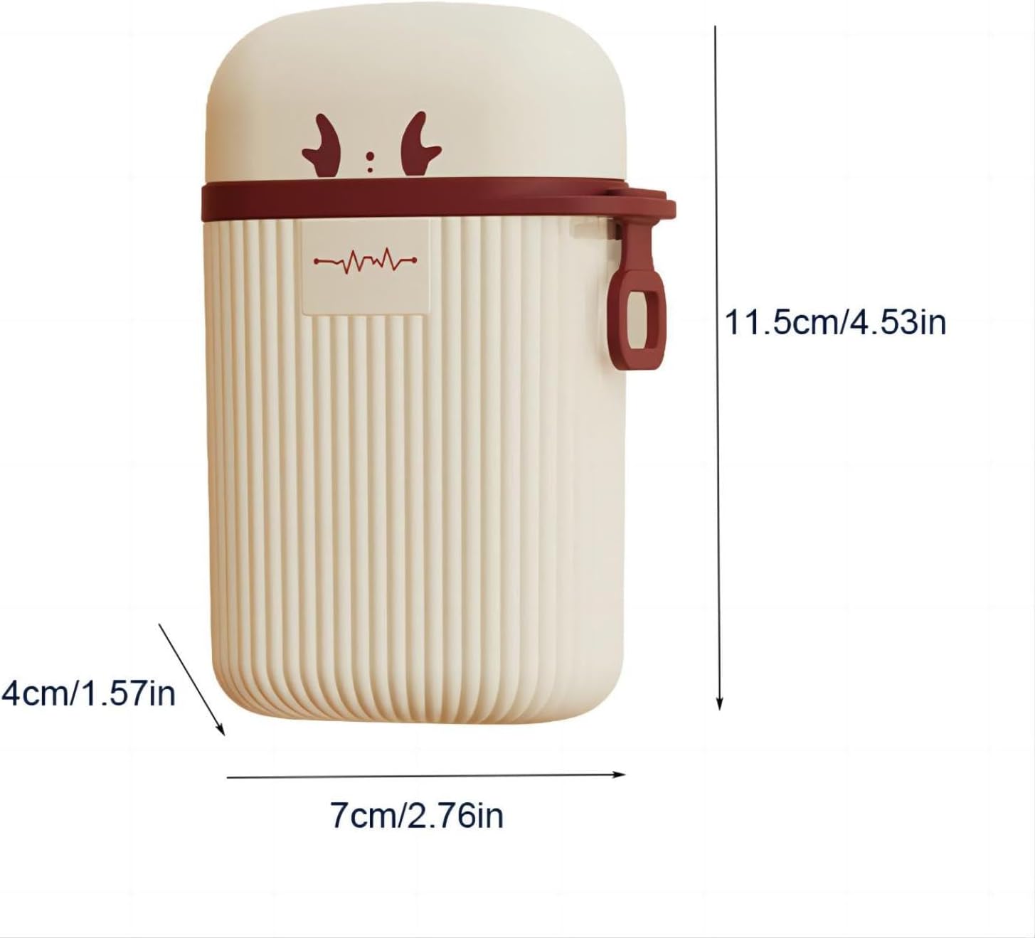 Leakproof Bar Soap Travel Case with Lid - 4 Size White