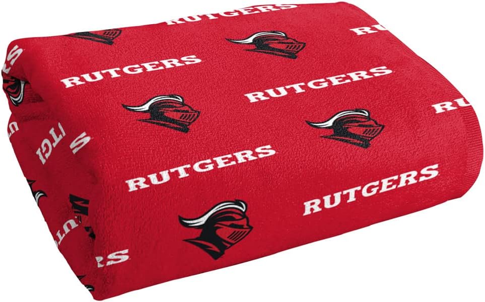 LOGOVISION Rutgers University Bath Towel 30x60 Logo Pattern