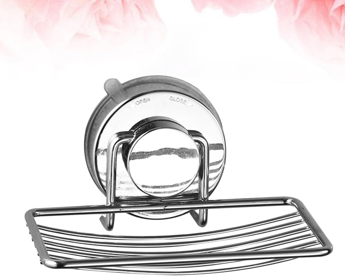 Ciieeo Punch-Free Soap Dish Holder with Suction Cup