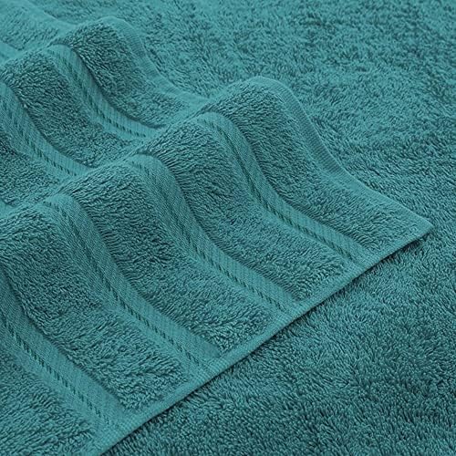 TRP Colonial Blue 4 Piece Beach Towel Set Lightweight Stylish