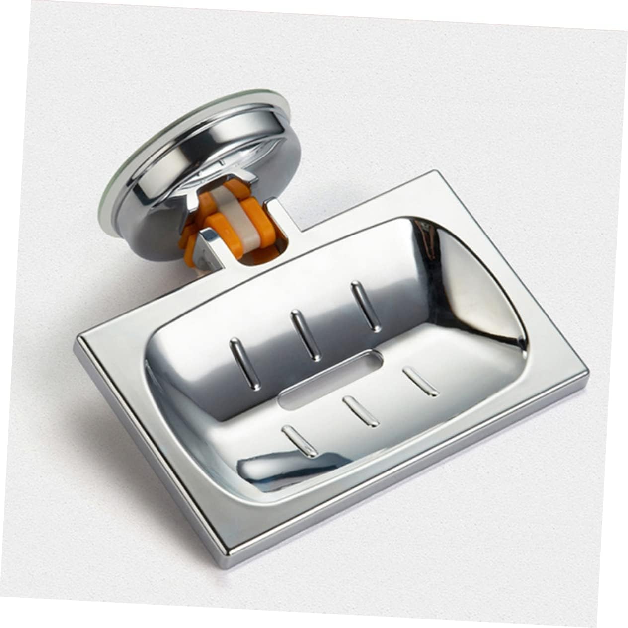 VOSAREA Wall Mounted Soap Holder Elegant Brushed Texture