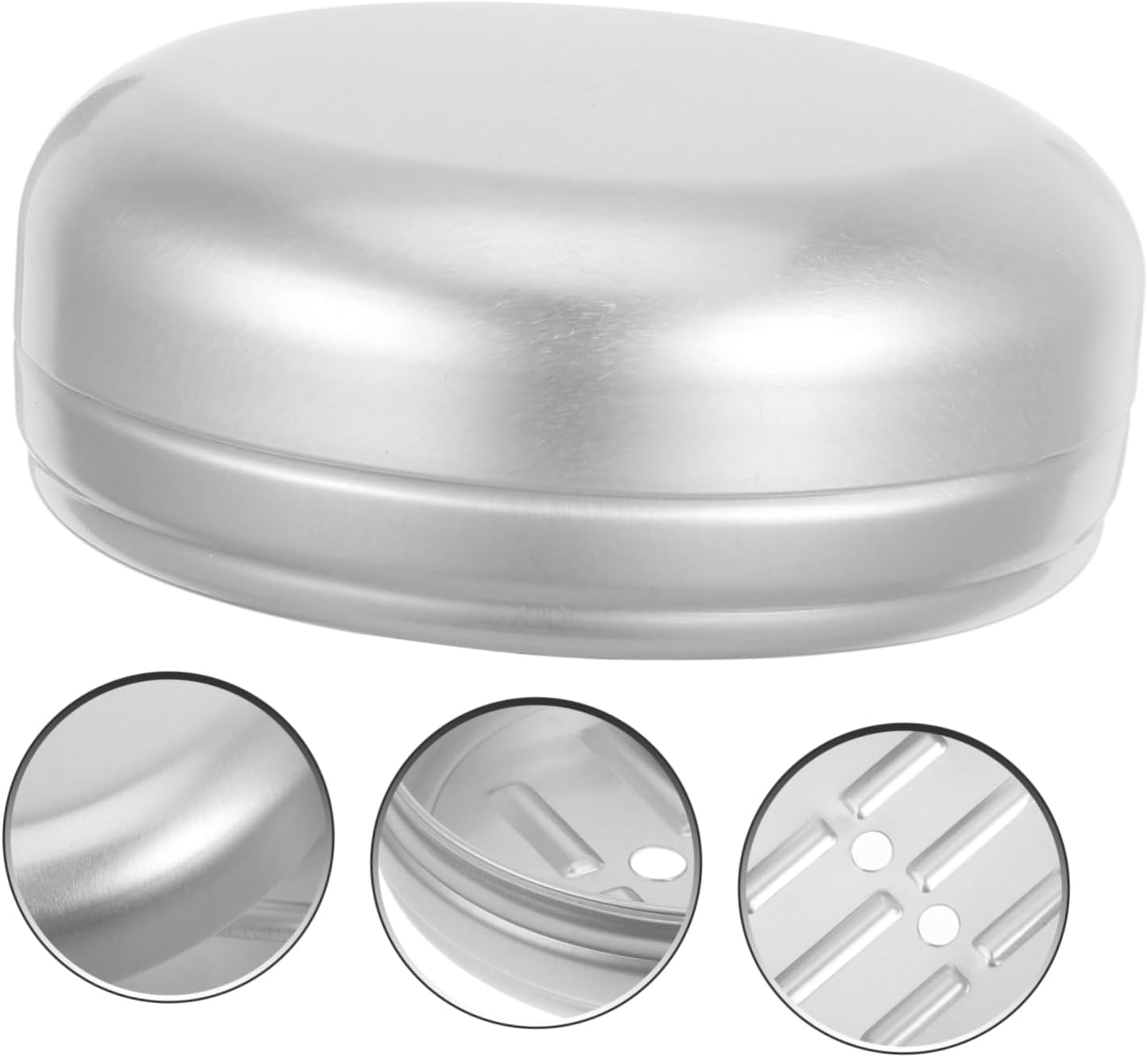 Round Travel Soap Case with Leak-Proof Lid