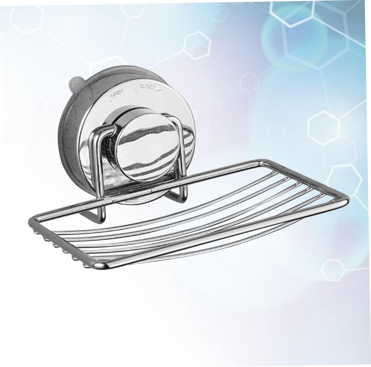 Anneome Suction Cup Soap Dish Holder Stainless Steel Easy Install No Drill