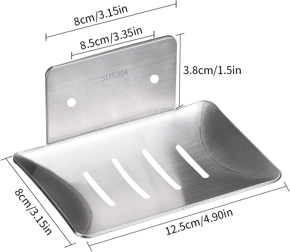 Mczxon Bar Soap Holder for Shower Wall