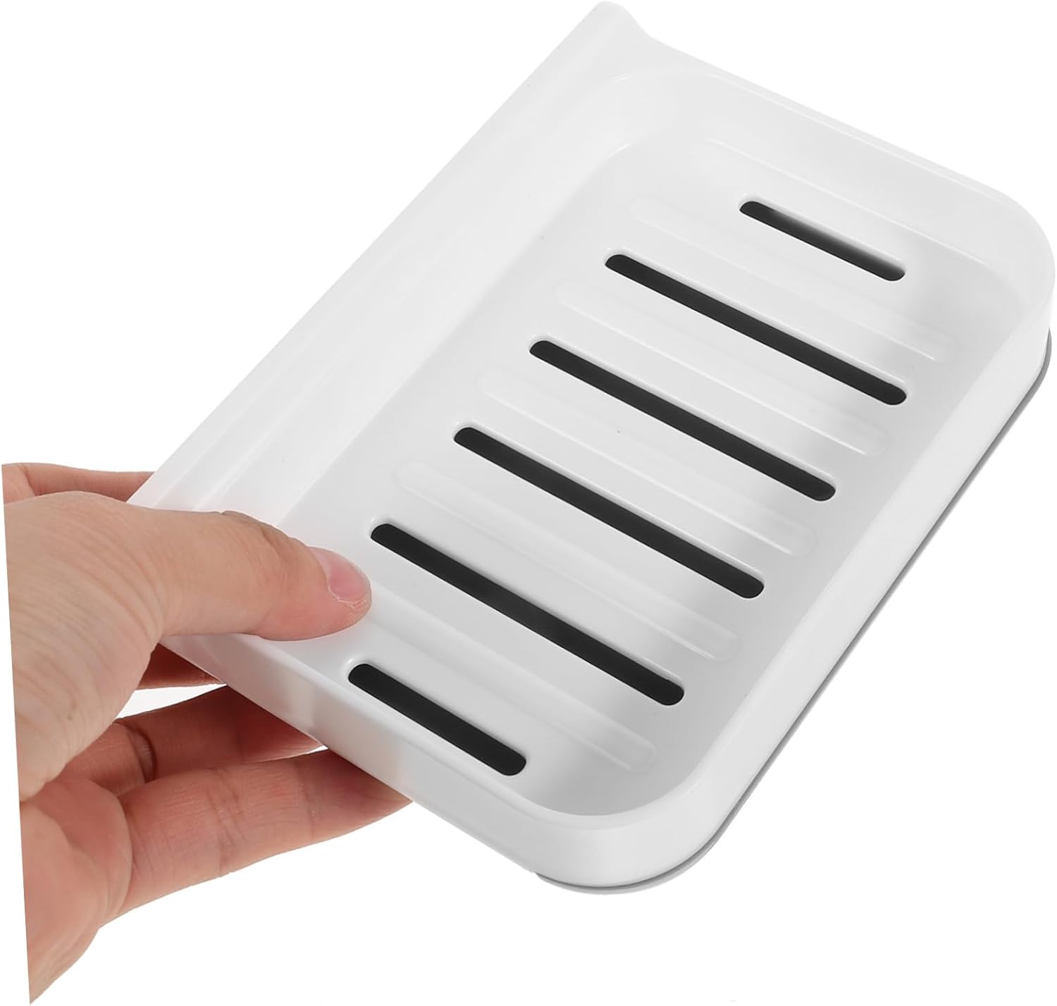 1set Absorbent Diatom Soap Dish Sturdy Bathroom Organizer