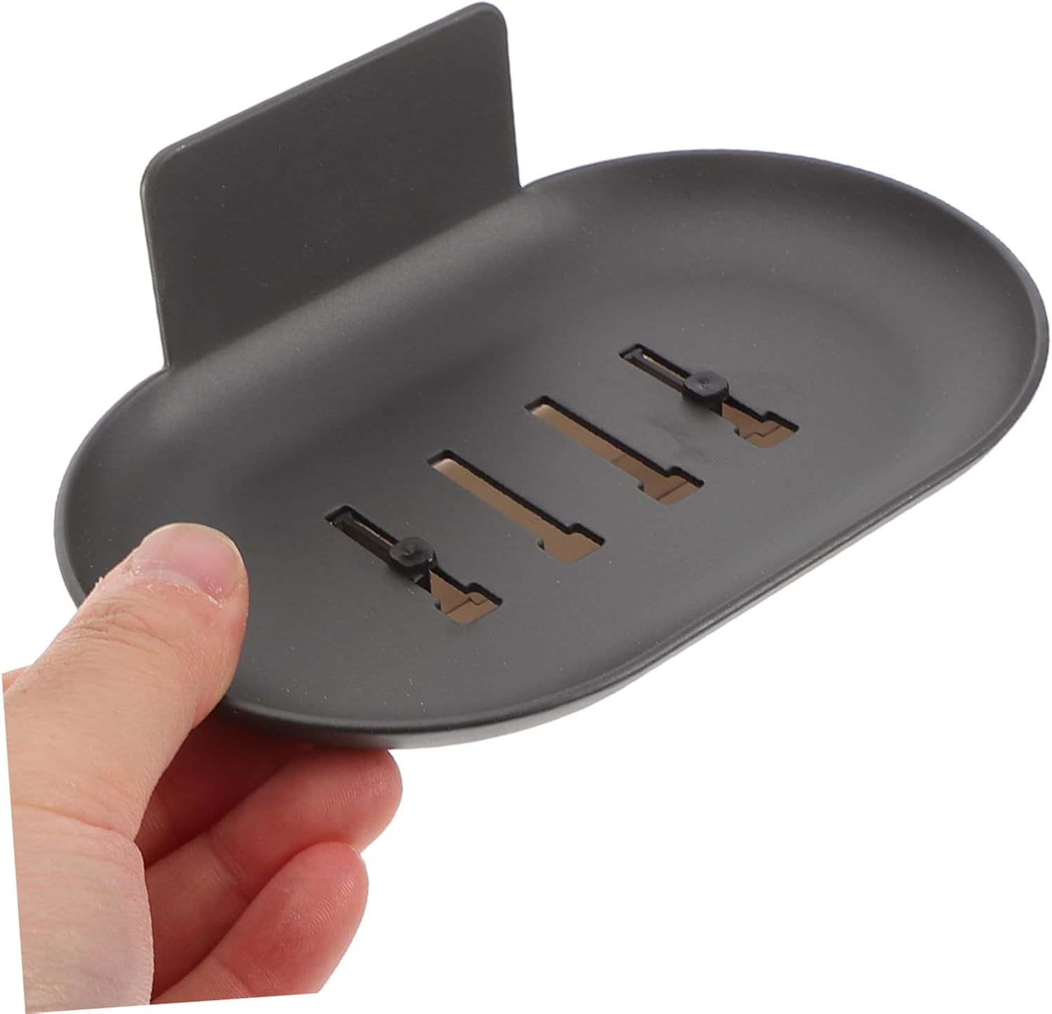 BESTYASH Wall Mount Soap Dish Holder Aluminum Self-Draining