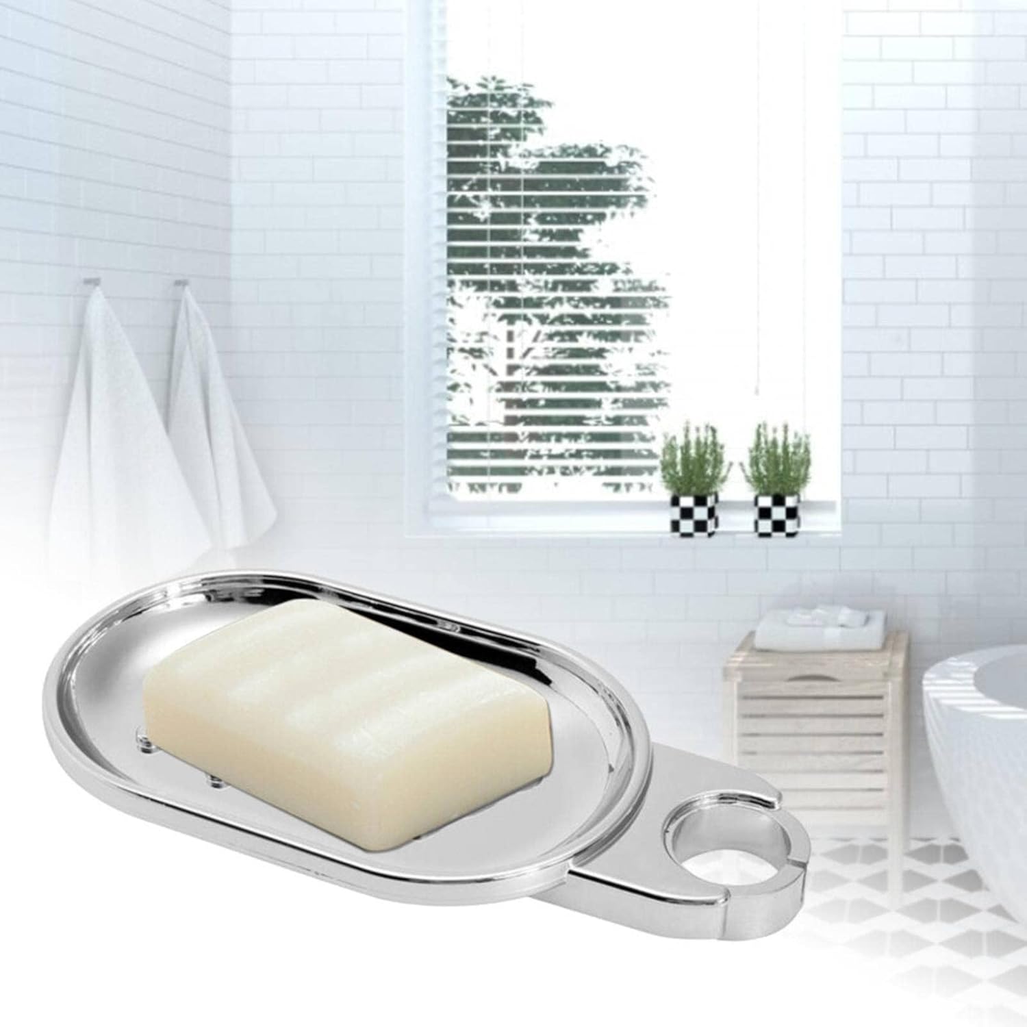 VeXNEOERz Adjustable Shower Soap Holder