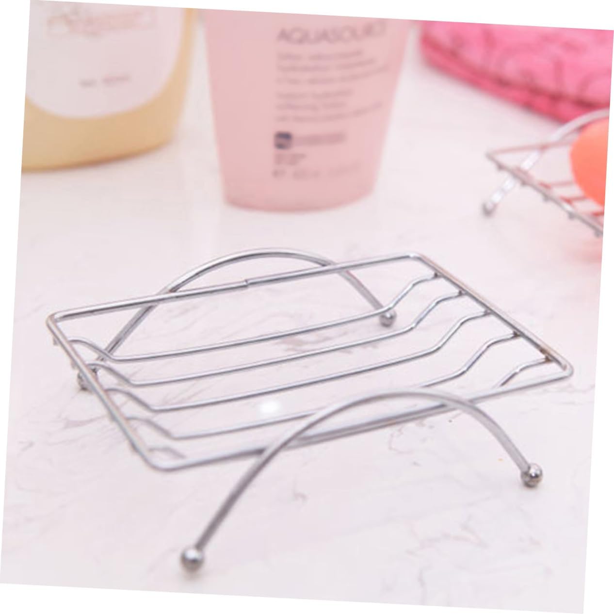 Cabilock Stainless Steel Soap Dish and Drain Rack