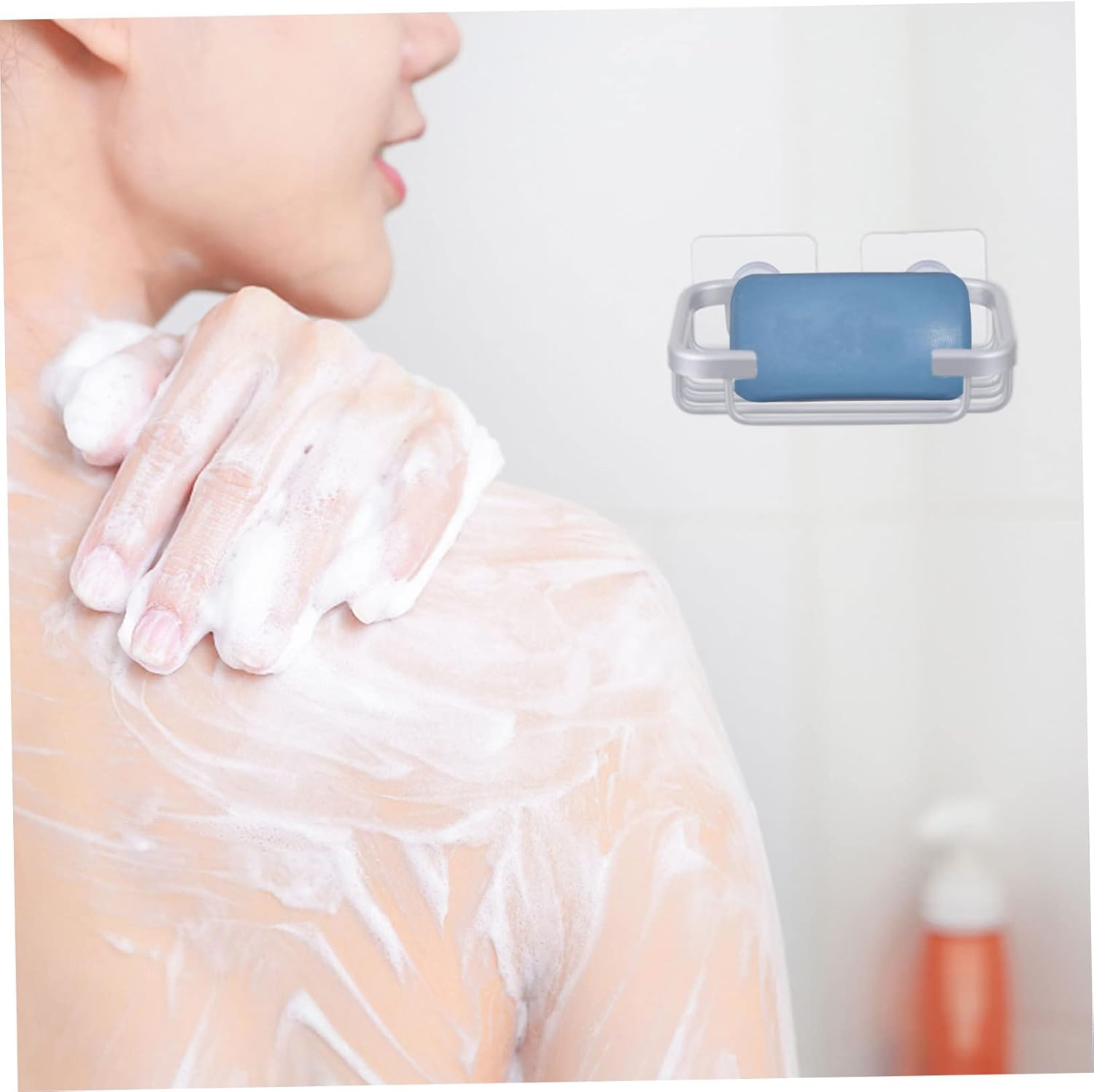 Wakauto Self-Draining Soap Dish Holder for Bathroom