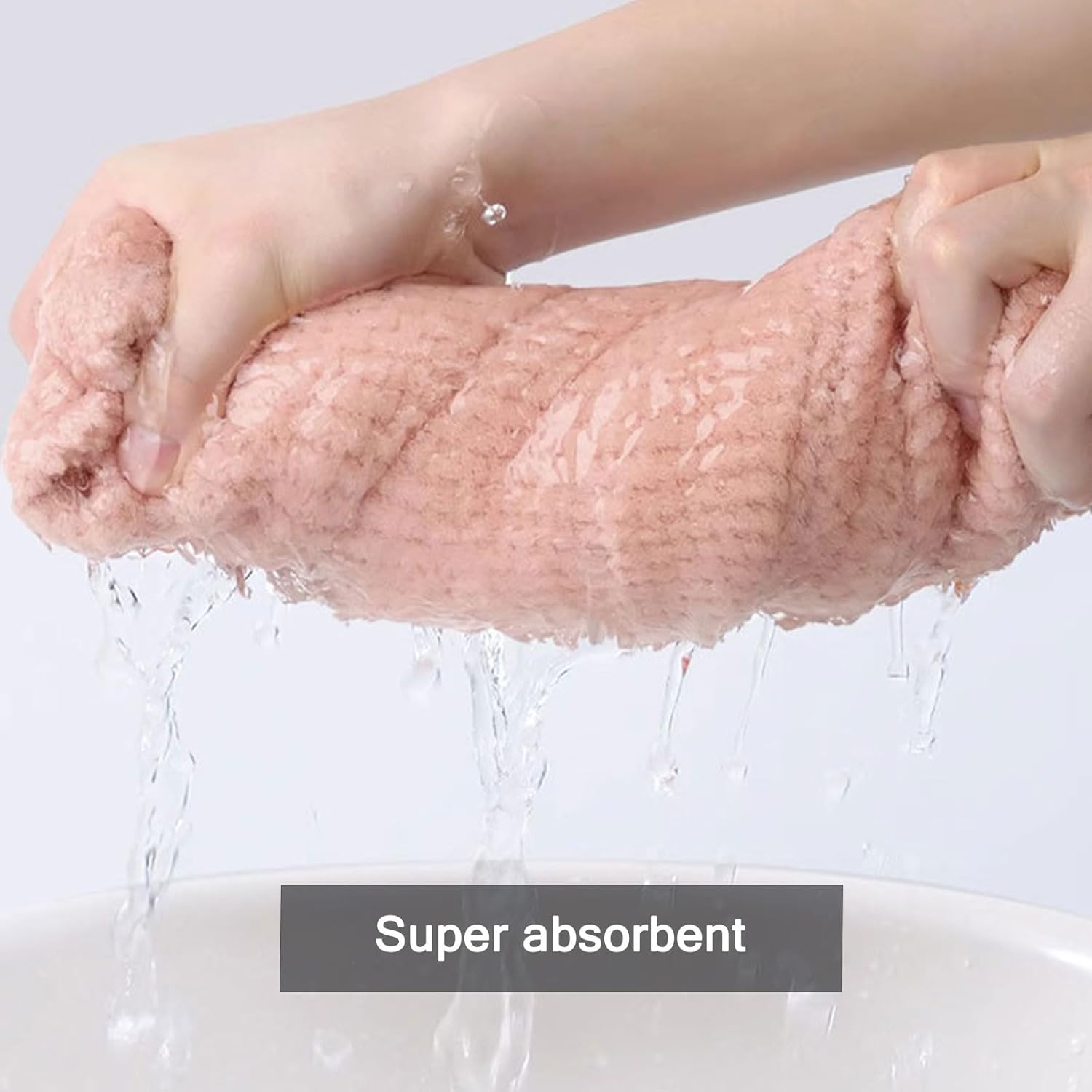 Wuwahold 2 Pack LightPink Bath Towels