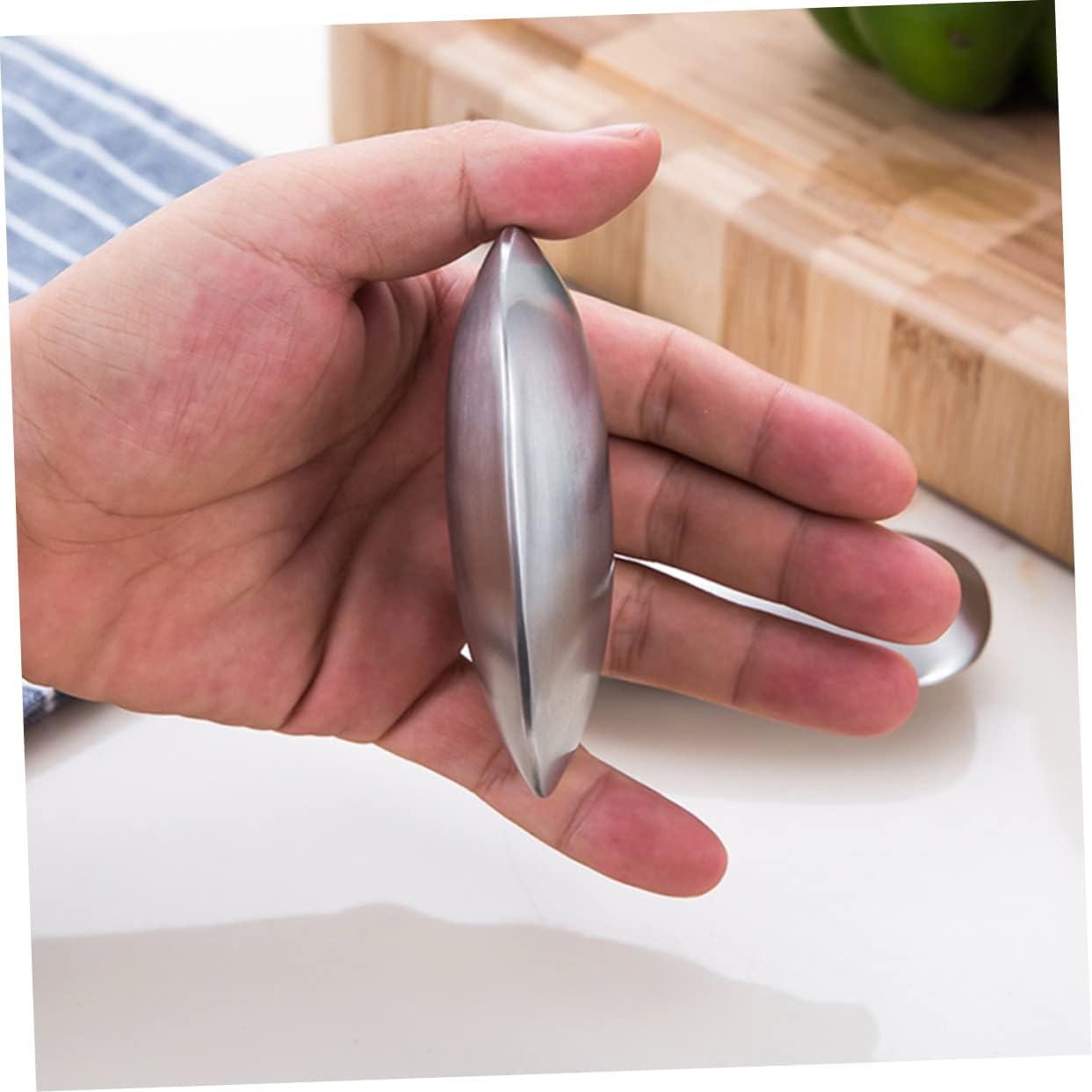CAXUSD Kitchen Stainless Steel Odor Absorber Bar with Holder
