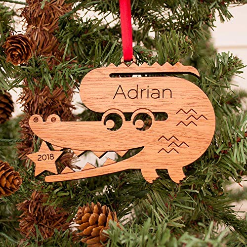 Personalized Babys First Christmas 2024 Wood Ornament