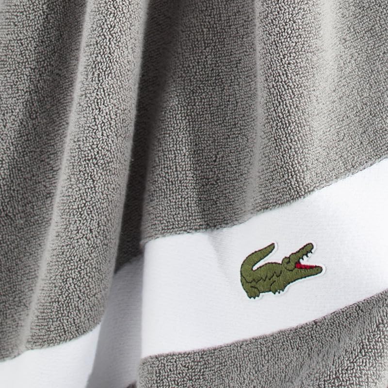 Lacoste Sport Stripe Cotton 6-Piece Luxury Towel Set
