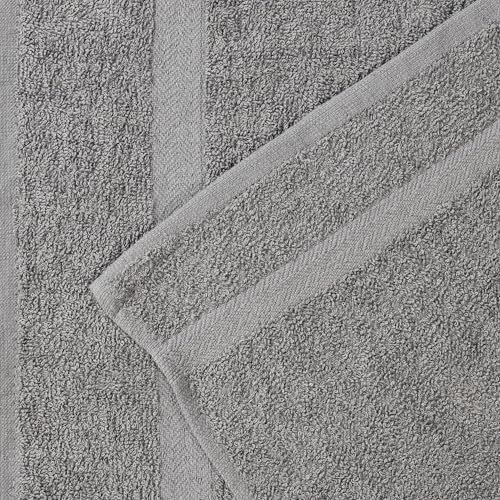 Superior 2-Piece Cotton Bath Sheet Set - Charcoal