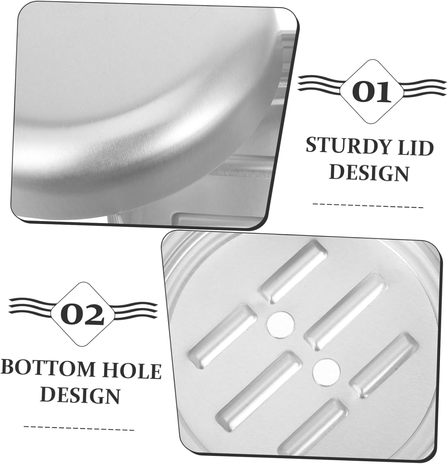 Round Travel Soap Case with Leak-Proof Lid