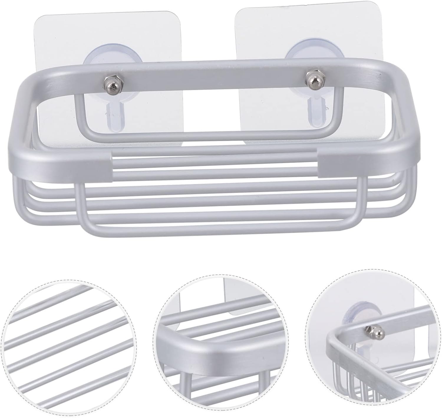 HAKIDZEL 1set Stainless Steel Soap Dish