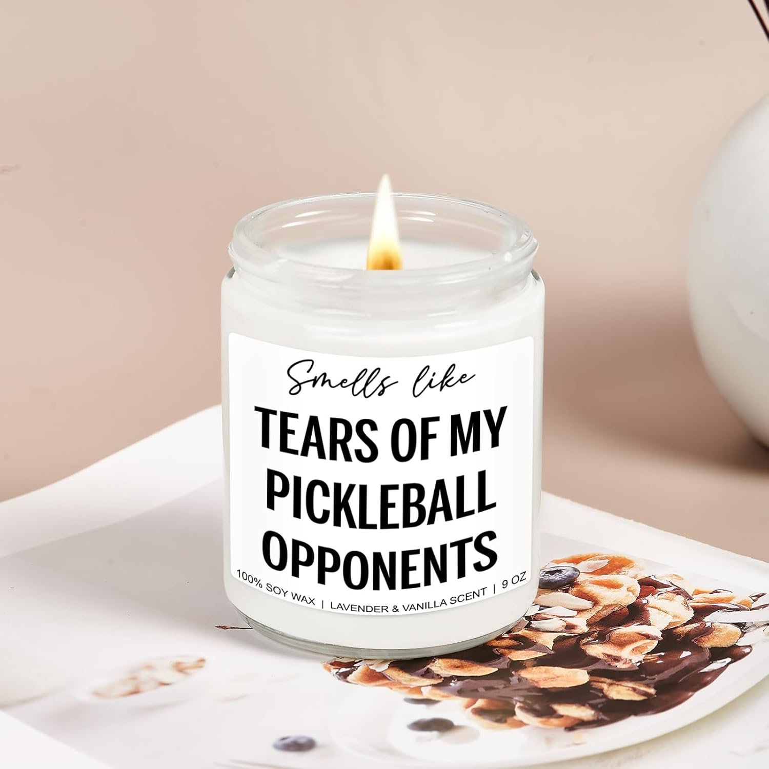 Tears of My Pickleball Opponents Candle - 9 oz 1
