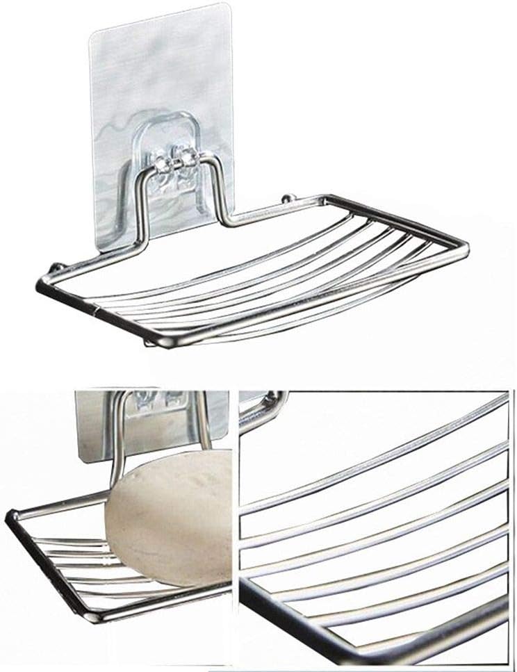 Stainless Steel Self-Adhesive Soap Holder