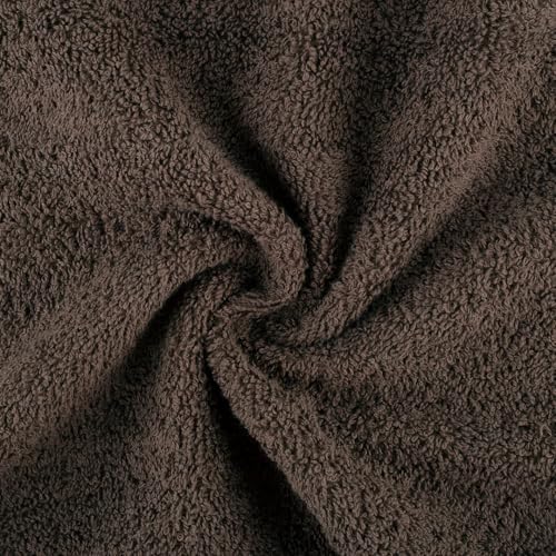 Textila 8-Piece Towel Set - Chocolate Brown 1