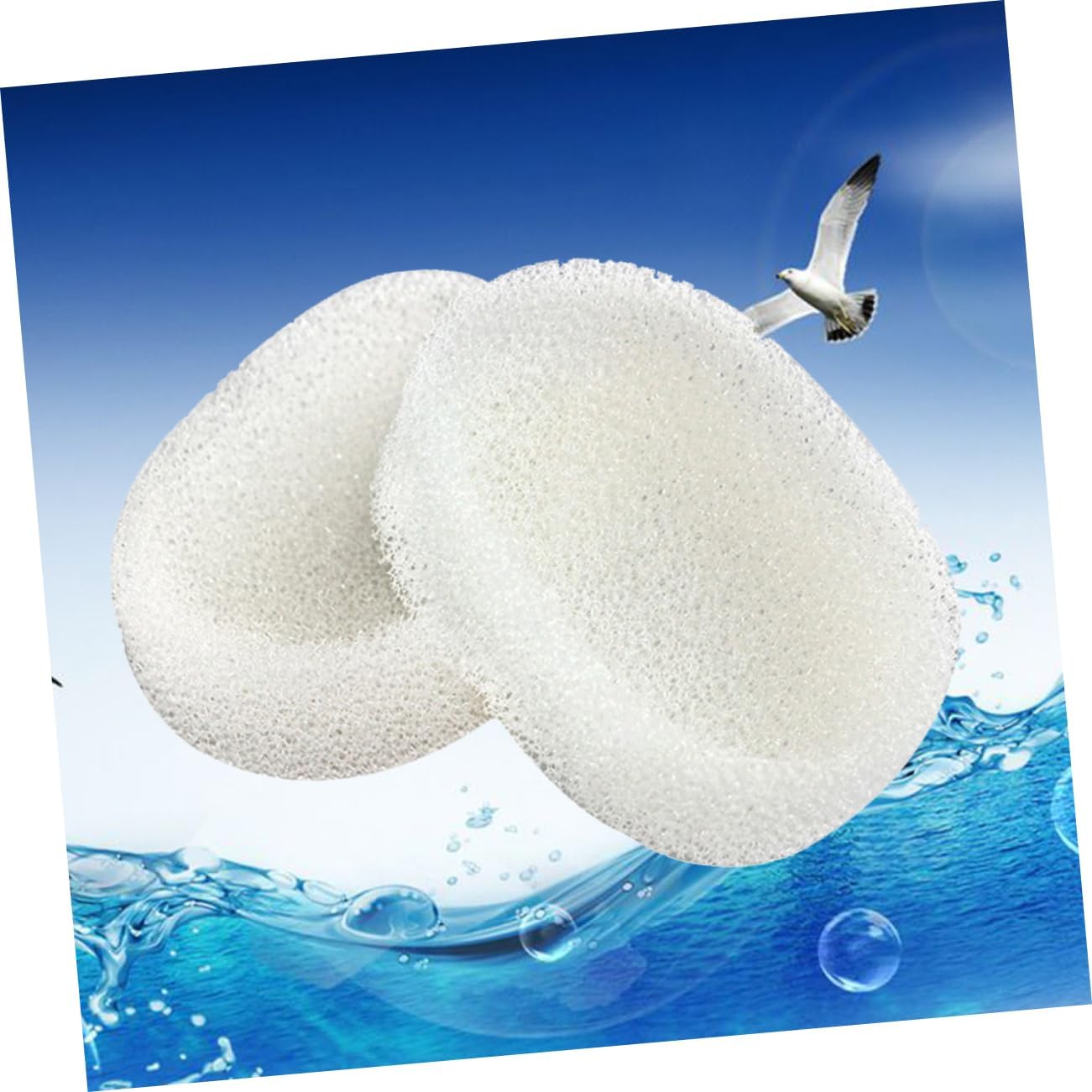 Healifty 4Pcs Draining Sponge Soap Dishes