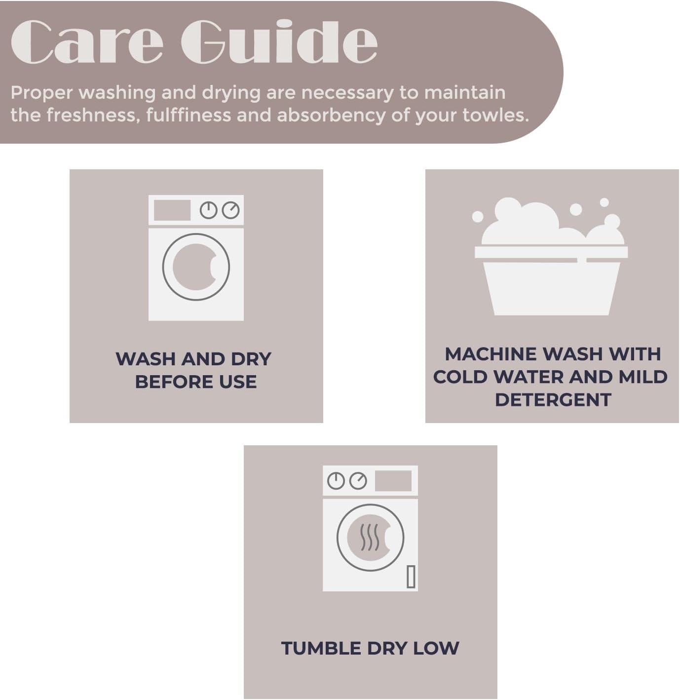 Superior Cotton 8-Piece Towel Set Zero Twist Rust