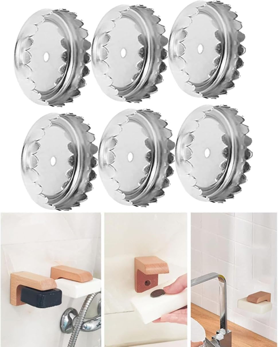 Magnet Air Dry Soap Holder 6pcs Caps 2pcs Tapes