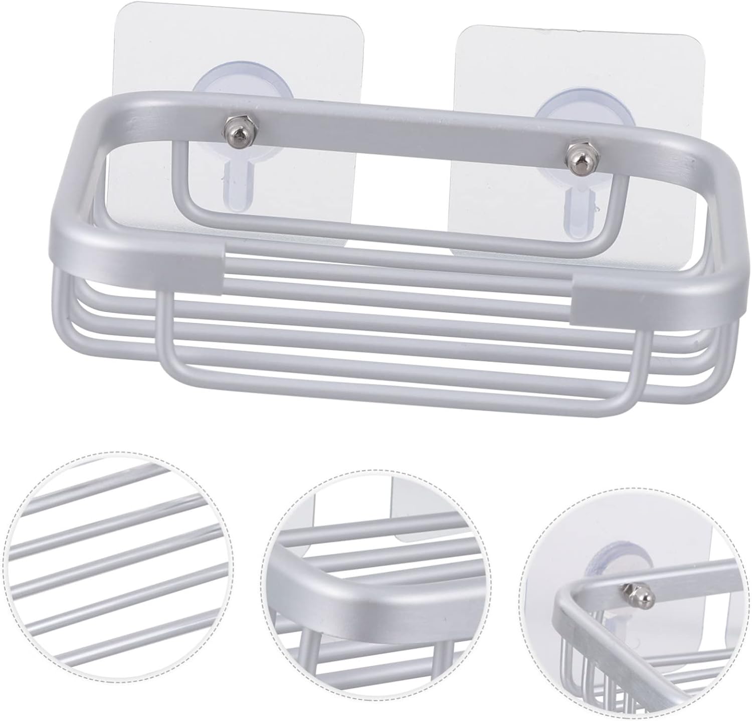 HOLIDYOYO Stainless Steel Wall Soap Dish Set