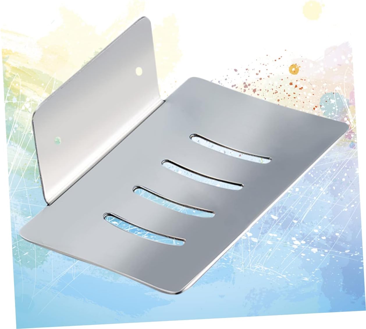 HOOTNEE Wall Mount Soap Holder Stainless Steel Draining Dish