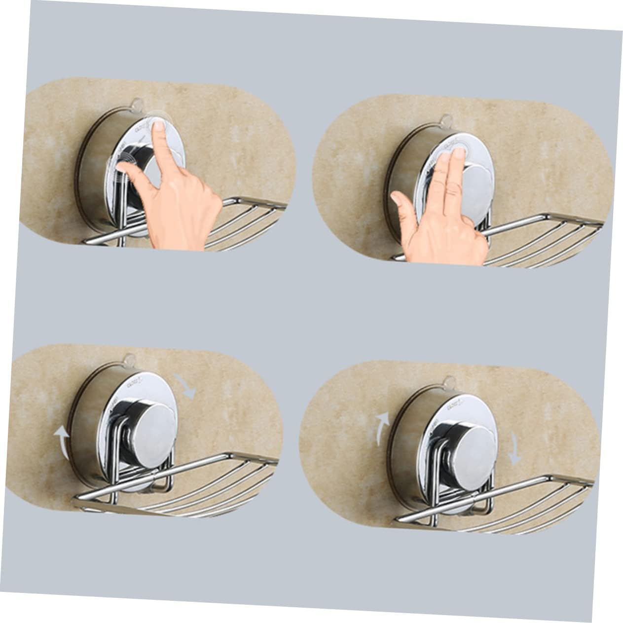 Effortless Mounting Suction Cup Soap Holder