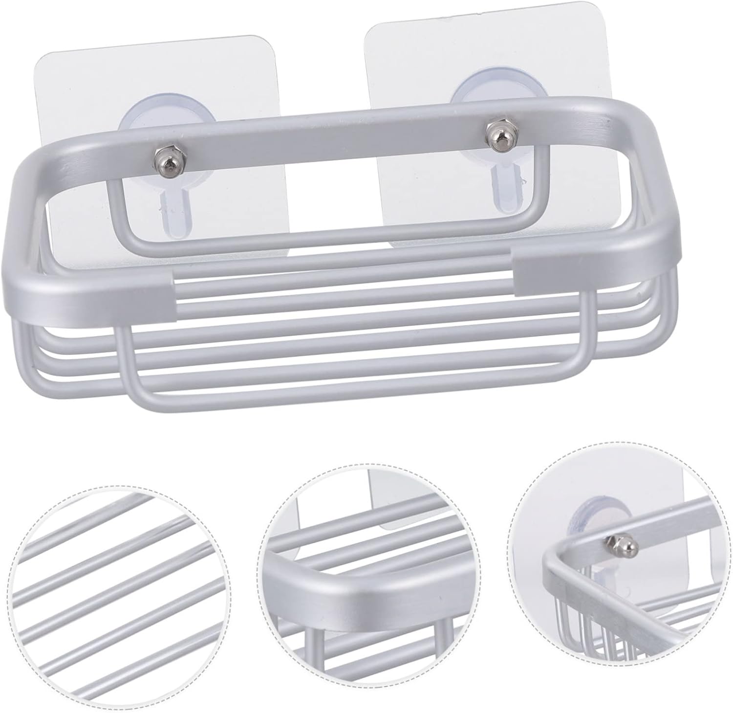 COSMEVIVI Bathroom Wall Mount Soap Dish Rustproof Drainage Holder