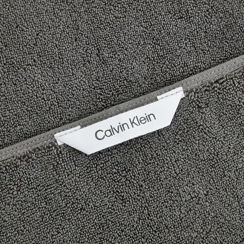 Calvin Klein Bath Towel Set 3-Piece Solid Grey 1