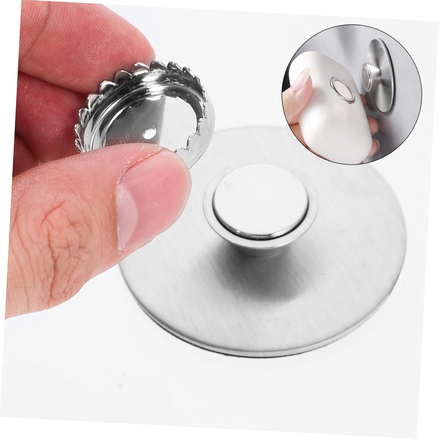 LIFKOME Magnetic Soap Dish for Bathroom Sink 1