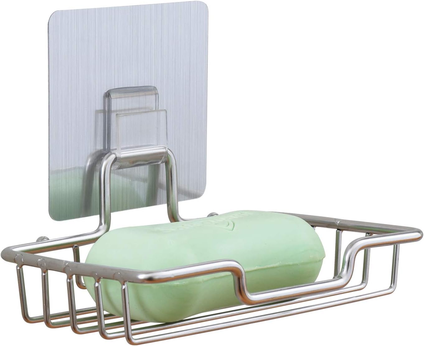 Admeya Adhesive Soap Dish with Powerful Wall Mount