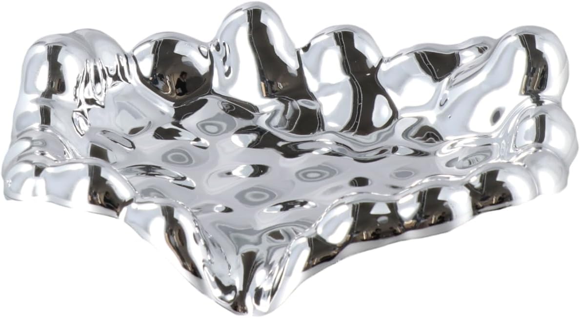 Kopida Gold Silver Soap Dish Holder Self Draining Non-Slip 1