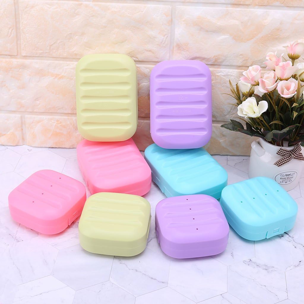 Ozeau Travel Soap Dish Box with Lock
