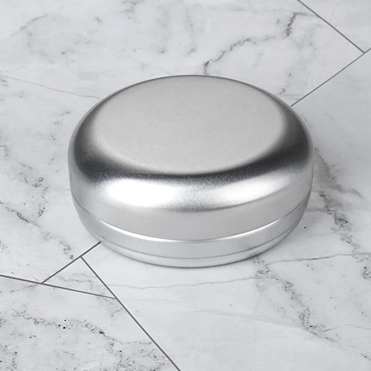 2Pcs Portable Aluminium Soap Box with Drip Tray 1