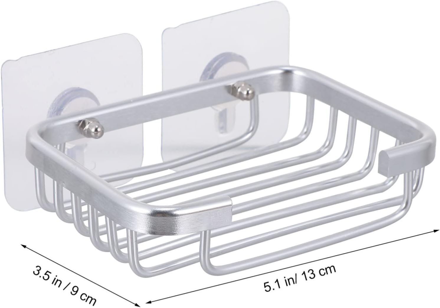 HAKIDZEL 1set Stainless Steel Soap Dish