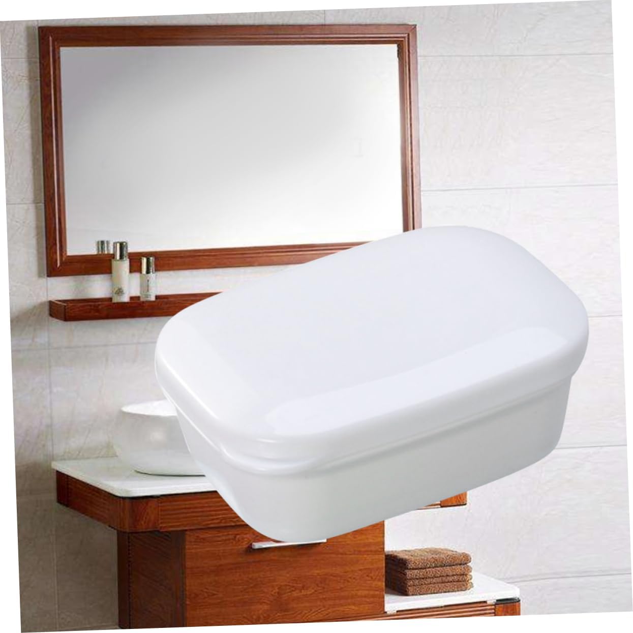 LIFKICH Portable Leakproof Soap Dish with Drain