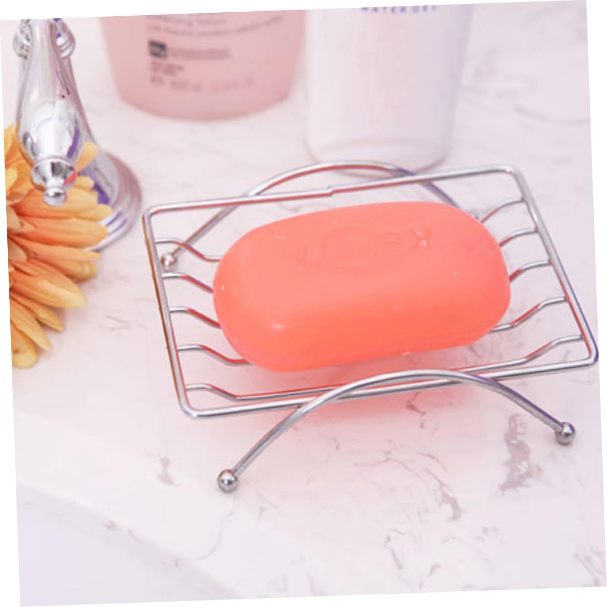 Cabilock Stainless Steel Soap Dish and Drain Rack